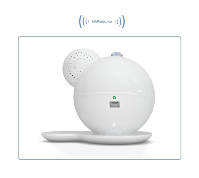 Моторизированная WiFi видеоняня iBaby Monitor M7,  с встроенным светильником проекции звёздого неба, датчик влаги и температуры + датчик воздуха, Full HD