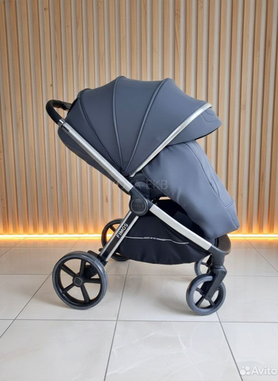 Детская коляска 3 в 1 Luxmom 999 Темно-серый