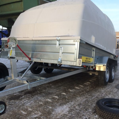 Прицеп ЛАВ-81013A с пластиковой крышкой