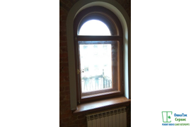 Законченный внешний вид окна после реставрации