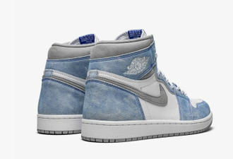 Nike Air Jordan 1 Retro High Og Hyper Royal (Экокожа) сзади