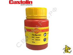 Флюс Castolin Tin Flux 157 уп.100г Sol150/Liq420°С F-SW 12 для мягкой пайки с припоем Castolin 157