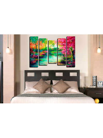 Модульная картина "Сказочный лес"