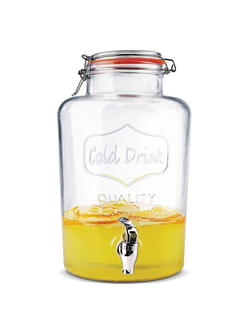 Банка-ёмкость с краном 7,5 л, стекло