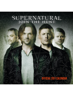 Supernatural Official Календарь 2017 ИНОСТРАННЫЕ ПЕРЕКИДНЫЕ КАЛЕНДАРИ 2017, Supernatural Official CA
