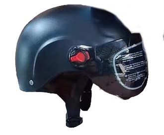 Шлем JDTK-317M с физором, 52-61см, черный