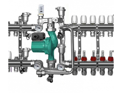 Узел смесительный Royal Mix 1" без насоса 180мм