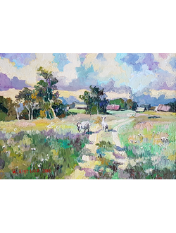 Пейзаж Козы в деревне Круглова Ирина