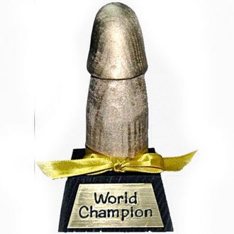 Статуэтка в награду  мужчине World champion сувенир