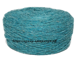 Рассказовская пряжа шерсть Меринос Лазурный