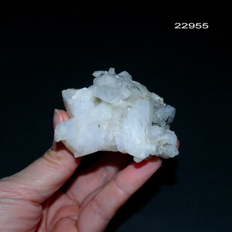 Горный хрусталь натуральный (друза) Казахстан арт.22955: с шерлом - 114,2г - 68*68*48мм