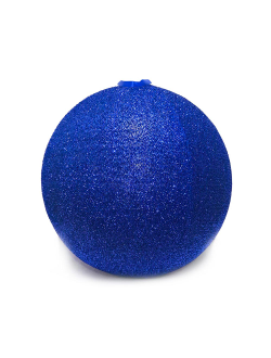 Шар тканевый с блестками, 40 см, синий