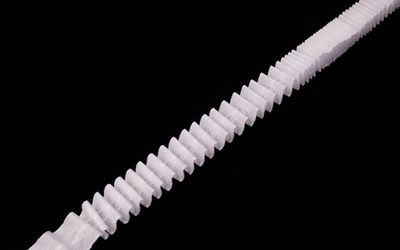 Тесьма шторная, 25 мм матовая равномерная