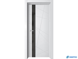 Межкомнатная дверь экошпон TORONTO-1 Вайт купить в Челябинске | КВИРТЕК