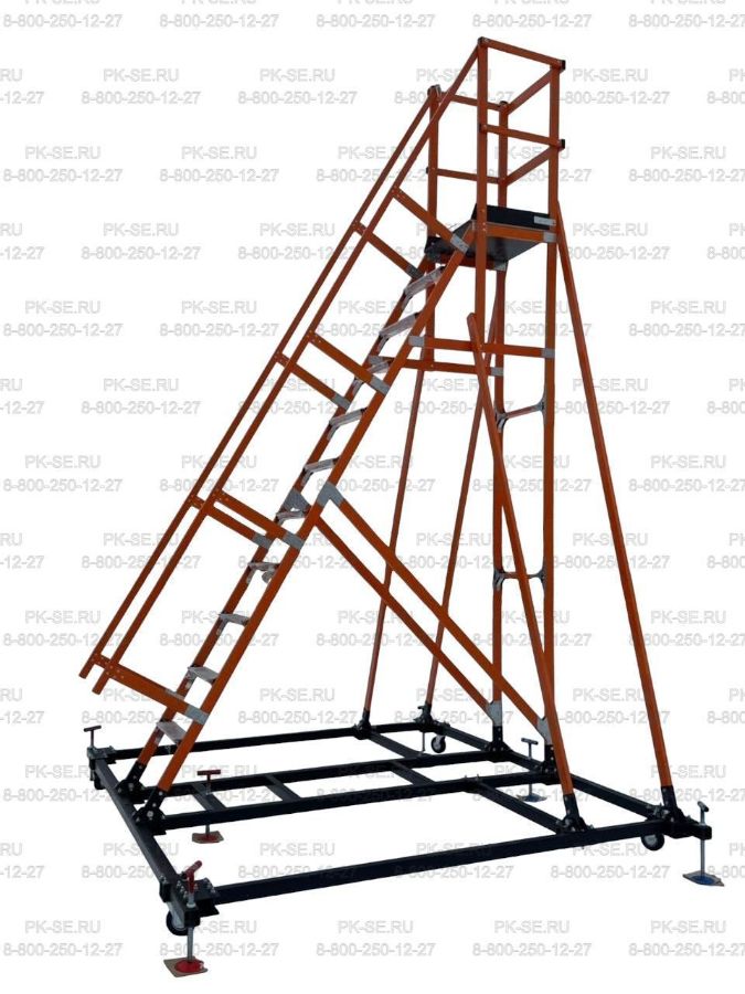 Передвижные диэлектрические лестницы-вышки