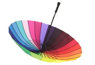 Зонт-трость "Радуга" 24 цвета