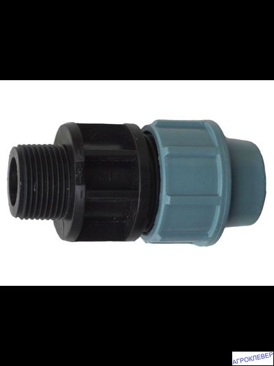 Муфта компрессионная 20х3/4"нар. резьба