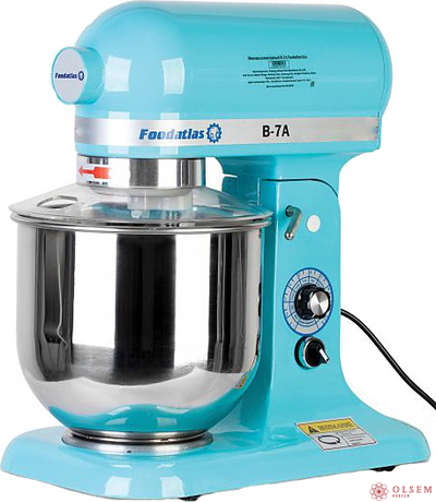 Миксер планетарный Foodatlas B-7A Eco бирюзовый