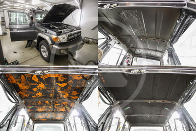 Шумоизоляция Toyota Land Cruiser 76 / Тойота Ленд Крузер 76