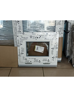 Окно ширина 500 высота 400. Профиль Melke 60 , 32 стеклопакет, ФРАМ-ОТКРЫВ  Артикул: 500-400 ФР