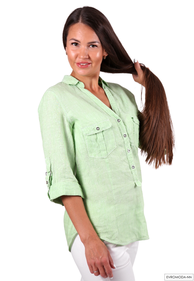 Блузка Билле лён (Акция)