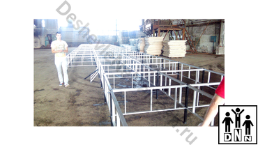 Помост для борцовских ковров. Производство