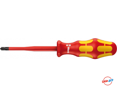 Диэлектрическая отвертка Phillips/шлиц WERA Kraftform Plus уменьшенный диаметр рабочего конца, 162 i