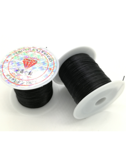 Резинка эластичная латексная, черная.