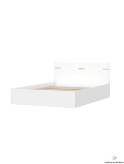 Одри СИМПЛ Кровать 1,4м (с основанием) Белый