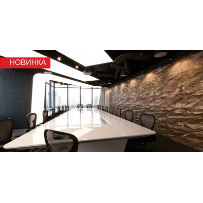 Гипсовая панель STELLS platinum артикул D-0007-pl