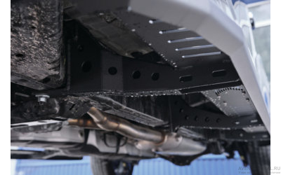 Пороги силовые BMS PRO-Line для Toyota Tundra Crew Max 6,5 ft 2022-2025 (2шт.)