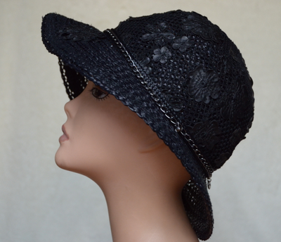 Визио итальянская летняя шляпа с цветками фото