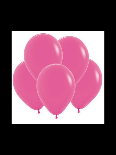 Воздушный шар с гелием "Фуксия пастель" 30 см