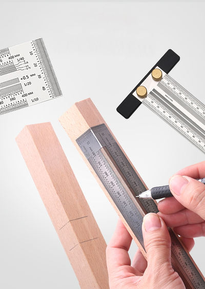 Разметочная угловая линейка 180 мм. высокой точности