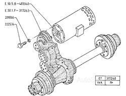 Ведущий мост в сборе EB-695 695.33.2.05.00.00.00-07