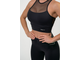 Топ FIT ACTIVEWEAR PADDED SPORTS BRA 437 Черный