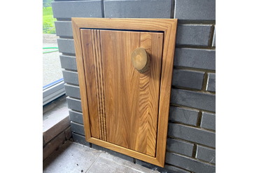 Фасады из карагача для мангальной зоны. Работа spilcenter,com.г.Москва