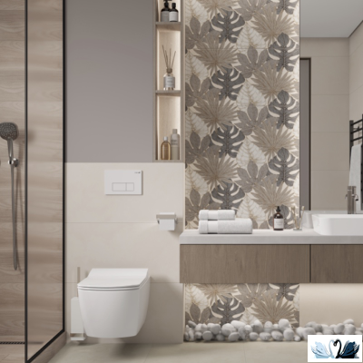 Керамогранит Laparet Evolution Blanco Кarving MR 59,5 х 59,5 см белый матовый