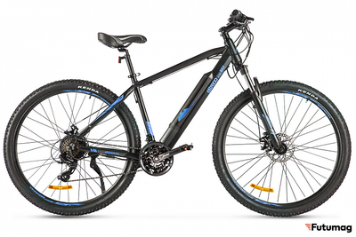 Велогибрид Eltreco Ultra MAX чёрно-синий