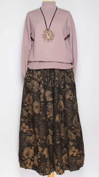 Джемпер "ГЛАДКИЙ С ДЛИННЫМ РУКАВОМ medium" 3062 красный, пудра, лаванда р.48-52