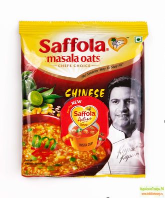 Саффола МАСАЛА ОУТС ПО-КИТАЙСКИ, хлопья из 100% цельного овса, 39 г / Saffola Masala Oats Chinese