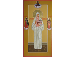 Елисавета (Елизавета) Алапаевская, святая великомученица, княгиня. Рукописная мерная икона.