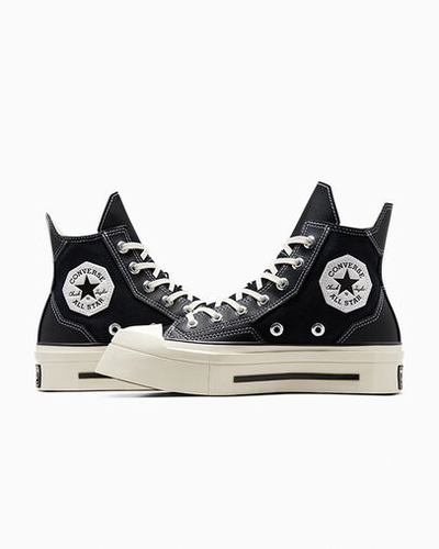 Черные кеды Converse Chuck 70 De Luxe Squared A06435C высокие