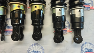 Амортизатор мотоцикла Урал Днепр (1 шт., KAYABA, Япония) масляный