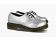 Полуботинки Dr. Martens Vegan 1461 Metallic Silver серебристые