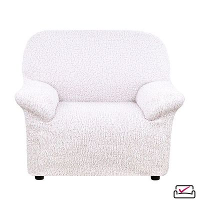 Чехол на кресло Тела Пианта Молочный.  Бренд Еврочехол