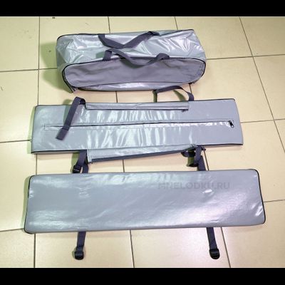 Комплект мягких накладок 101-24 серые ПВХ