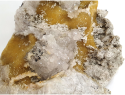 Барит золотистый, Кварц, включения других минералов, Белореченское месторождение, Адыгея, Северный Кавказ, Россия (200*145*140 мм, 2623 г) №35844