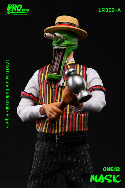 Маска, версия 1 (Стенли Ипкисс, "The Mask") - Коллекционная фигурка 1/12 SCALE Mask Action Figure (LR009A) - BROTOYS