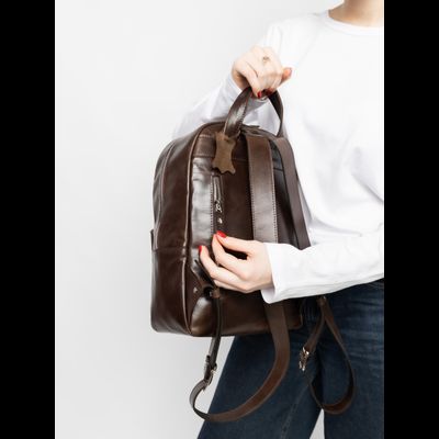 Женский кожаный рюкзак Albiate brown (арт. 3103-02)